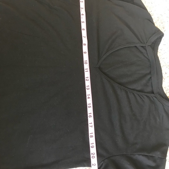 Black T Shirt Dress size M/L - Picture 4 of 4